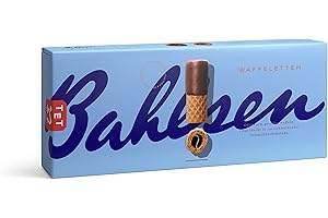 Bahlsen Wafer Sottile e Croccante Immerso nel Cioccolato al Latte, 100g