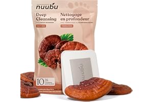 ‎NUUBU Nuubu Reishi Pilze Detox Fußpflaster, Holistic Entgiftungspflaster mit Kräutern für bessere Schlafqualität und Entspannung, Tiefenreinigung, 10 Stück