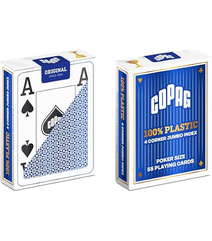 Présentoir Modiano Texas Poker 2 Jumbo Index - 12 pièces
