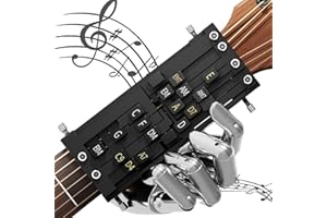 Jemey Guitar Chord Presser, Guitar Chord Trainer, Guitar Aid for Learning Chords for Beginners, Guitar Learning Aid Tool Chord Helper, Best Gift for Guitar Lovers