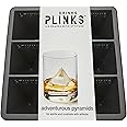 DRINKSPLINKS Ice Cube Tray Pyramid Shaped Premium Silicone Mold Freezer Tray & Oven-Safe Meal Prep Container | Ice For Cocktails & Water Bottles | Meal Prep, Baby Food | Bartender Ice
