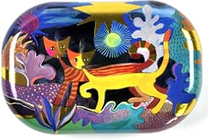 FRIDOLIN Rosina Wachtmeister Wonderland - Caja para lentes de contacto (con espejo y pinzas)