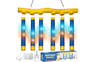 GENÉRICO Stick Drop Game - Hand Speed Training Stick, Reaction Challenge Toys That Train Reflexes and Focus | Interactive Eye Coordination Games for Adults