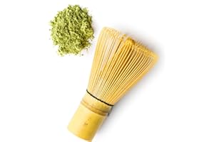GUIGA Frusta in Bambù Matcha Tradizionale Starter Set Fatto a Mano Strumento per la Preparazione del tè Giapponese, Frusta in Bambù