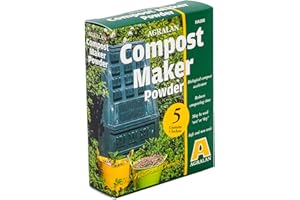 Agralan Natural Compost Accelerator | Compost Maker & Activator Booster Speeds Up Composting Process of Home & Garden Waste | Treats 3000 Litres |