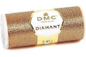 DMC - Diamant métallisé monobrin | Point de Croix - Broderie Traditionnelle | 35 m - 13 Coloris