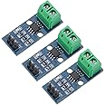 sourcing map 3pcs ACS712 Current Sensor Module 30A Range Hall Effect Current Sensor Current Measuring AC/DC for Detecting Current