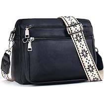 Simcat Crossbody-Tasche Damen – Nylon, Wasserdicht, Viele Taschen, Verstellbarer Gurt, Mehrere Farben