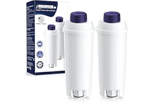 ARETHONE Wasserfilter für Delonghi Kaffeemaschinen DLSC002,Optimiert die Kaffeequalität,Kompatibel mit ECAM, ESAM, ETAM, BCO, EC-Serie,TÜV SÜD Zertifiziert(2 Stück)
