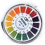 1 Pezzi cartine tornasole ph,PH Indicatore,cartine tornasole,test ph,intervallo di misurazione 0-14,Ottimo per testare molte 