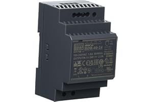 MW MEAN WELL HDR-60-24, 220 V, noir