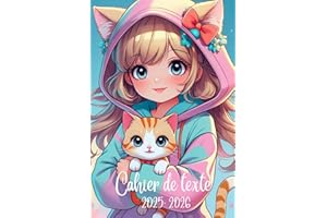 CAHIER DE TEXTE 2025-2026 FILLE: TOP MODEL - Girly- Pour fille en Primaire - Pour bien organiser et planifier votre année scolaire