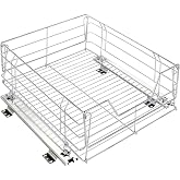 Maximex Removable Storage Basket for Kitchen Cabinets, Metal, 50 x 40 x 19 cm