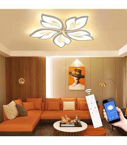 HuaJian Led-plafondlamp, lange grote HuaJian Led-plafondlamp, lange grote