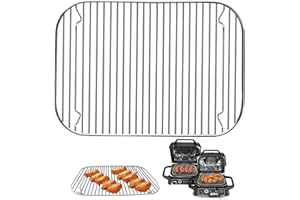 GCQ Woodfire Accessori per griglia, in acciaio inox, per esterni e interni, per Ninja OG701 OG751 Woodfire 7 in 1 Grill & Smoker e altri accessori per friggitrice ad aria elettrica, lavabile in
