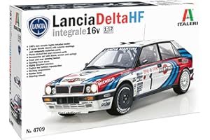 Italeri 4709 Lancia Delta HF integrale 16v, scala 1:12, Plastic Model Kit/Modello in plastica da montare