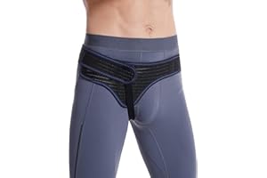 HEERTEEAJ Hernia Belt Truss for Men and Women Left or Right Side Supportive with Removable Compression, Femoral, Comfortable Adjustable Waist Strap Guard