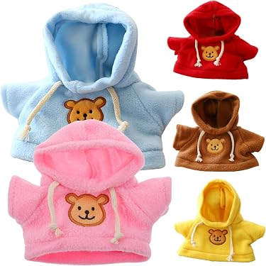 Vetement Poupee Lot De 2 Sweats à Capuche Pour Ours En Peluche - Vêtements Remplaçables 14-18 Pouces Déguisement Peluche Vetement Poupee Lot De 2 Sweats à Capuche Pour Ours En Peluche - Vêtements Remplaçables 14-18 Pouces Déguisement Peluche