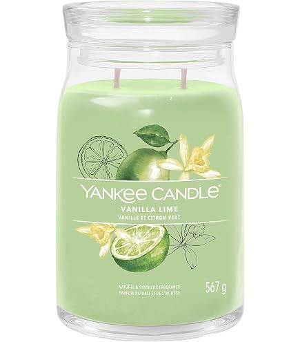Candela Profumata Yankee Candle Signature - Salvia & Agrumi, Giara Grande, Miscela Cera Di Soia, Lunga Durata Candela Profumata Yankee Candle Signature - Salvia & Agrumi, Giara Grande, Miscela Cera Di Soia, Lunga Durata