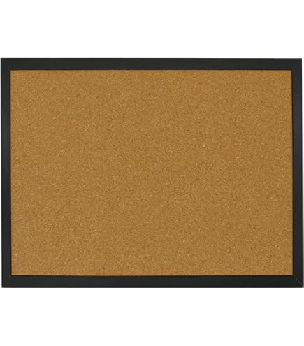 Mural Bisilque Tableau D'affichage Liège Cadre PVC 90 X 120 Cm Panneau Liege