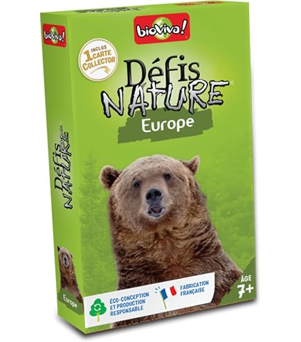 Bioviva - Défis Nature - Animaux Inspirants - Pariez Sur Les Points Forts De Ces Animaux Pour Gagner La Bataille Jeu De Cartes 2 A 6 Joueurs 7 Ans Fabrique En France 400350