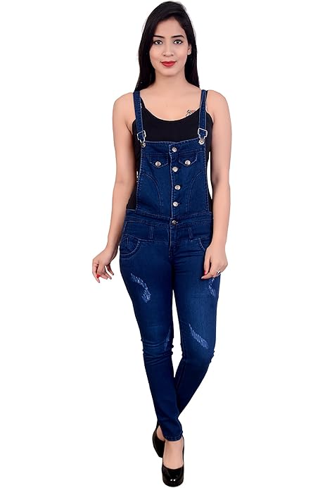 denim blue dungarees