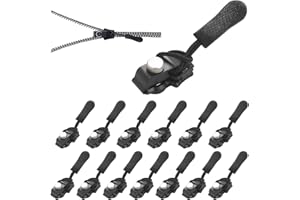 LILELIG 14 Stück Reißverschluss Zipper, Reißverschluss Reparatur Set, Ersatz Zipper Für ReißverschlüSse, Fix A Zipper, Sofortiger Reißverschluss-Fixierer, Zipper Repair Kit, Für Jacken, Koffer, Rucksäcke