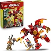 LEGO NINJAGO Kai&rsquo;nin Ejderha Robotu Savaş Paketi 71851-6 Yaş ve &Uuml;zeri &Ccedil;ocuklar i&ccedil;in 2 Kılı&ccedil;lı Kai, Sora ve Pen&ccedil;eli Toprak Can