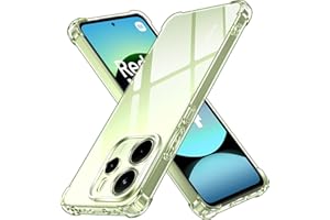 ivoler Coque pour Xiaomi Redmi Note 14 4G (Pas pour Xiaomi Redmi Note 14 5G), Ultra Transparent Étui de Protection en Silicone Antichoc avec Coins Renforcés, Clair Mince Souple TPU Bumper Housse
