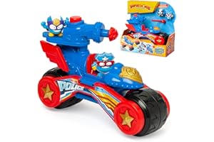 SUPERTHINGS RIVALS OF KABOOM SUPERTHINGS KAZOOM POWE –Battle Vehicle Police. Vehículo de batalla policía de los héroes de la Serie de TV “Superthings Kazoom Power”. Contiene 1 Battle Vehicle, 2 Superthings Exclusivos, 1 Proyectil