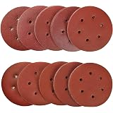 70 Disques Abrasifs 125 Mm Grain P80 - 8 Trous - Pour Ponceuse Excentrique - Ponçage Bois Et Métal - 6