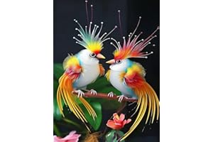 SMYJDMM DIY Diamond Painting, Diamant Painting Bilder, 5D Diamond Painting Erwachsene Mosaikherstellung Full zubehör Art Strass Stickerei Wand Home Decor 30x40cm (Papagei)