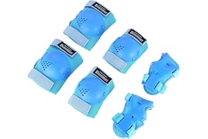BOSONER - Rodilleras para niños/jóvenes, Coderas, Protectores, Juego de Equipo de protección para Patines, Ciclismo, BMX, Bicicleta, patineta, Patines en línea, patineta, Deportes de equitación