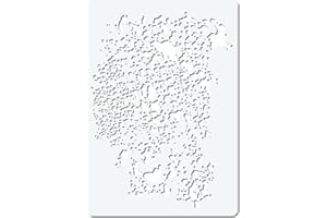 Herterich Products Airbrush Schablone für Grunge Effekt - Tattoo und Graffiti Stencil Vorlage