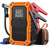 ENSHALL 24.000mAh Şarjlı Ak&uuml; Takviye Cihazı &Ccedil;antalı 2000A Tepe Akımlı Oto Hava Kompres&ouml;r Powerbank
