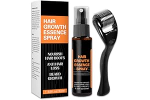 LUCKKY Bio'Tech Advanced Regrowth Treatment Kit,Haarwachstum Serum roller Set,Haarwuchs-Roller + Essenz-Set,Anti-Haarausfall Haarserum,HairReBirth Kräuterspray,Anti-Haarausfal Haarserum,für dünnes Haar
