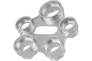 Aiyomi Luftsprudler Montageschlüssel, 10 Größen Universal Strahlregler Serviceschlüssel, Ersatzbelüfter wasserhahn sieb Belüfter Schlüssel Werkzeug