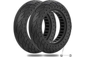 BABEJIA 2 Pezzi 10x2.5 Pneumatici per Monopattini Elettrici, 60/70-6.5 Ruote Monopattino Gomme Piene, Ruota in Gomma Piena Compatibili con Ninebot G30 /G30D /G30LP /G30D /Max G30