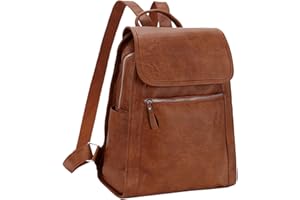 VX VONXURY Backpack Purse for Women,Faux Leather Anti-Theft Travel Bag Vegan Bookbag for Girls Work School