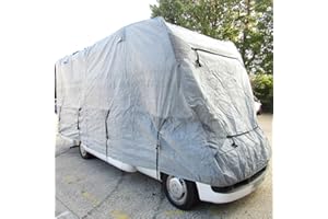 ICover - Deluxe Outdoor RV Motorhome Cover - Up to 160GSM Thickness Full Body Winter Cover - Suitable for CLASS B Vehicles - Sizes Small to XLarge