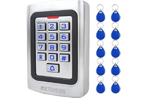 Retekess T-AC04 Knappsats för Åtkomstkontroll | för Lägenhet, Företag, IP68, PIN-Kod, RFID 125 KHz, 2000 Användare, Wiegand 26