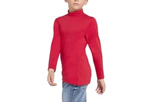 INTIMITALY Liabel - Lupetto Bambino Caldo Cotone Morbido Dolcevita Bambino Manica Lunga Collo Alto 3-14 Anni