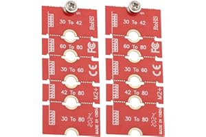 EMSea 2PCS M2 M.2 NGFF NVME Lunghezza del Case del Computer Estendere l'adattatore 2230 2242 2260 2280 Adattatore Rack per PC Case del Computer Rosso con Vite