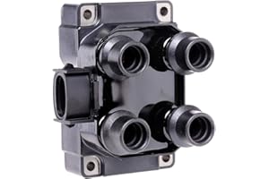 HELLA 5DA 193 175-401 Bobina de encendido - 12V - 3polos - Bobina de encendido bloque - atornillado - con conmutador incorporado