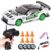 iBlivers Voiture Télécommandée Drift, 1:14 Monster Truck Telecommande avec Accélérateur Proportionnel, 4WD GT Drift RC Cars avec Lumineux Cool Voiture RC Drift Course pour Enfant Adulte