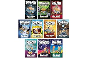 Dog Man Series 1–10 Büchersammlungsset von Dav Pilkey (Dog Man, Unleashed, A Tale of Two Kitties, Dog Man and Cat Kid, Lord of the Fleas, Brawl of the Wild, For Whom the Ball Rolls, Fetch-22 & Mehr)