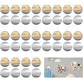 50 Stück Mellbree Metallplättchen Selbstklebend für Tonie, Starke Magnetkraft für sicheren Halt, ideal zur Kinderzimmer-Deko 