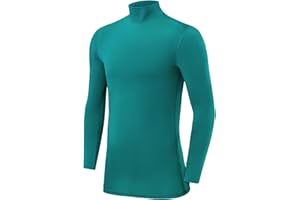 PowerLayer Maglia da Bambino a Manica Lunga Collo Alto a Compressione