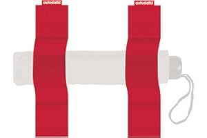‎TRUNKEXPERT TrunkExpert Auto-Klettverschluss-Streifen, Zweier-Set, 20x5x0,3 cm, Kofferraum-Organizer, flexibel, widerstandsfähig, rot, wasserfest, zum Fixieren von transportierten Gegenständen