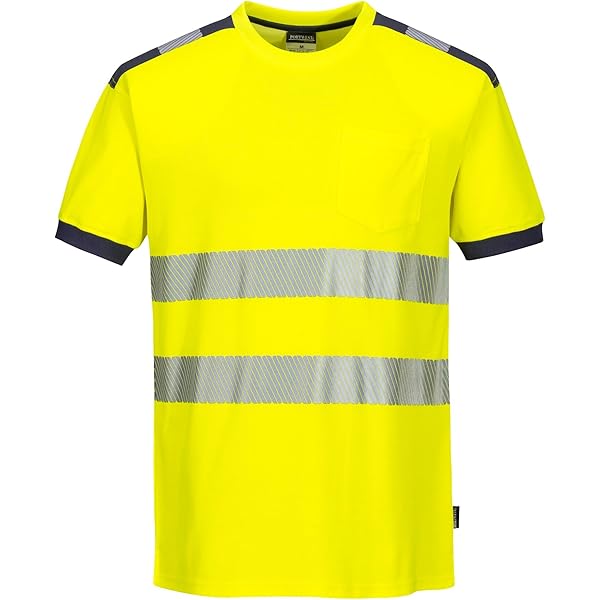 Magliette Fluo AYKRM Maglietta Lavoro Giallo Fluoro Alta